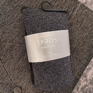 NWT Nordstrom Opaque Tights Size L